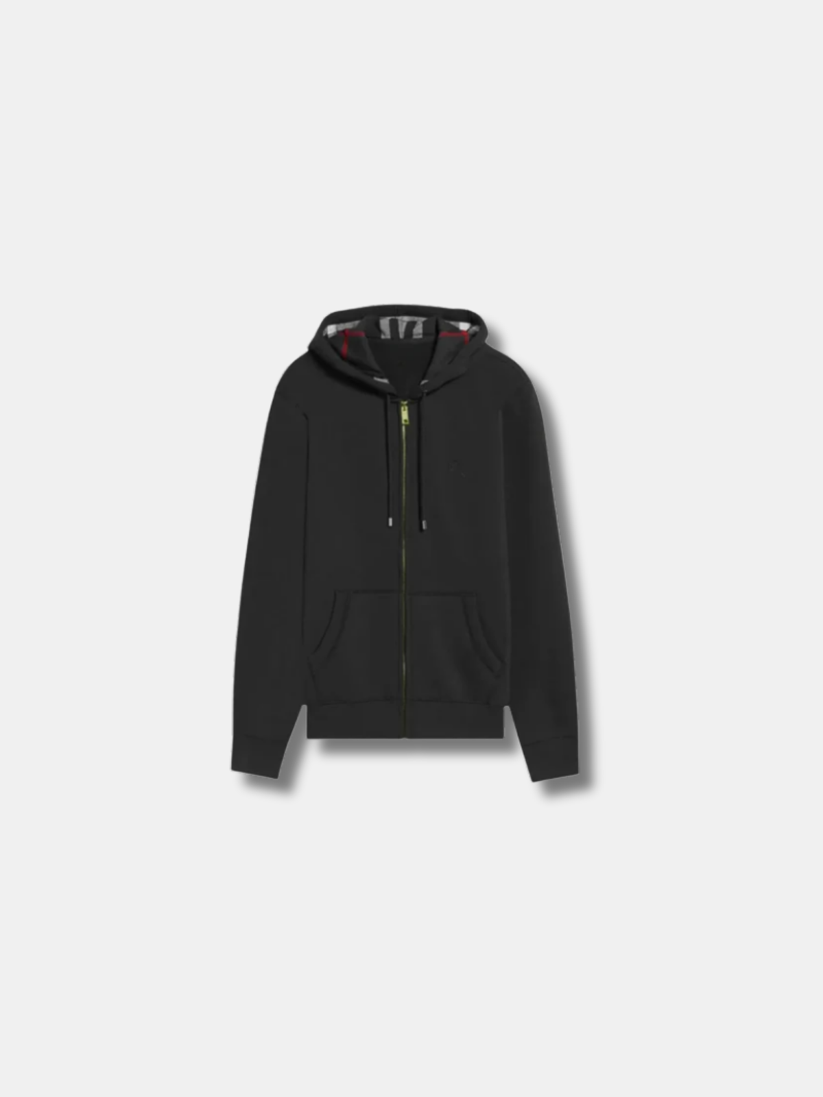 CHECKERED ZIP HOODIE
