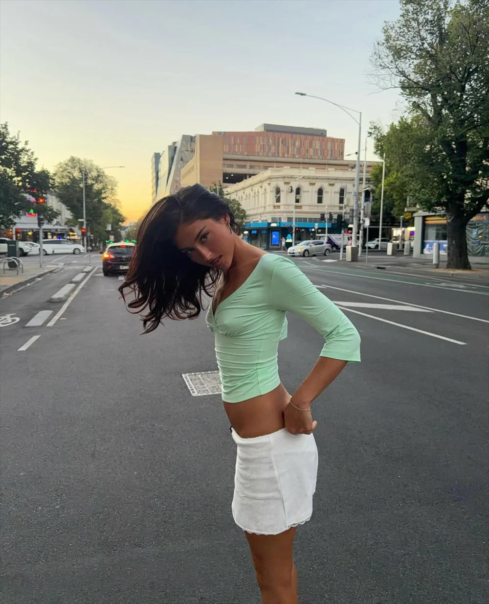 JADE WRAP TOP