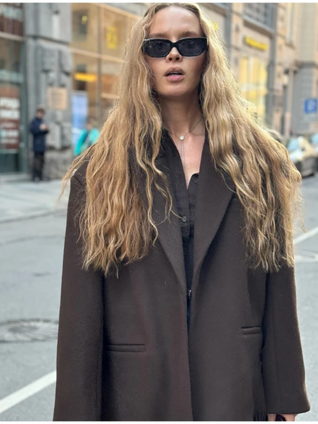 FRINGE HEM LONGLINE COAT