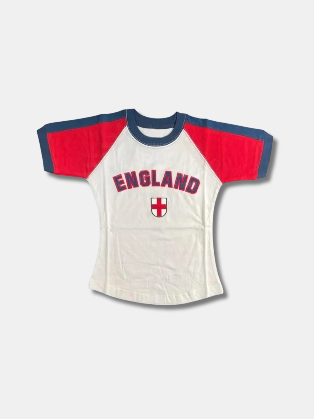 ENGLAND UNION JACK CROP TEE