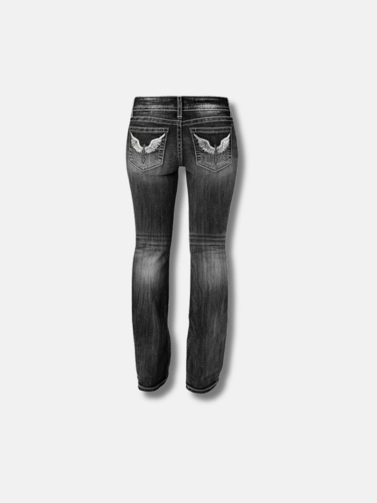 WINGED POCKET BOOTCUT JEANS