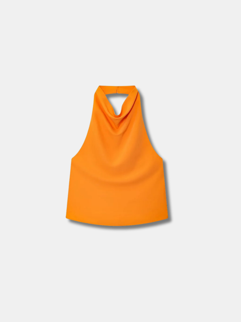 COWL NECK HALTER TOP