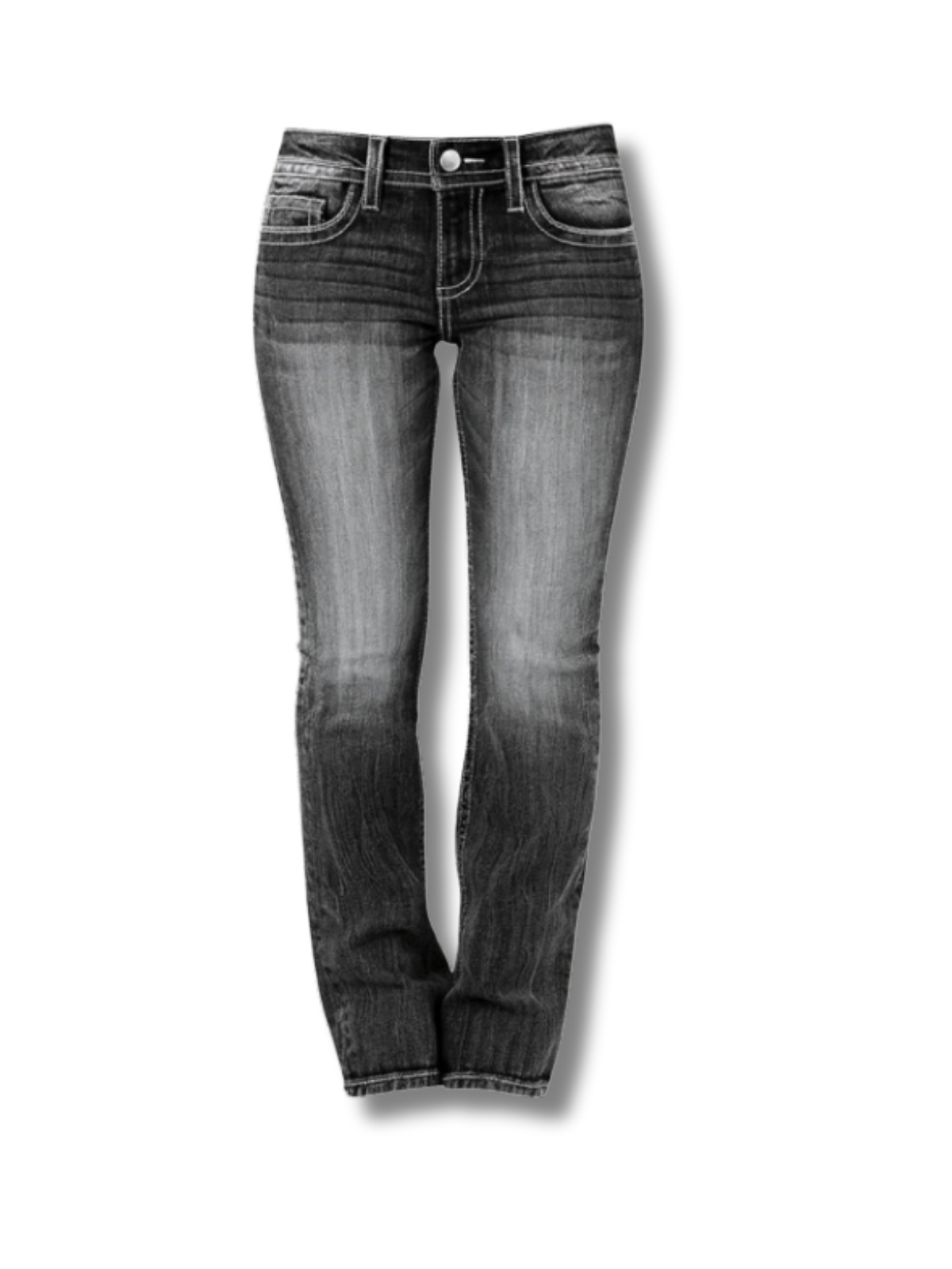 WINGED POCKET BOOTCUT JEANS