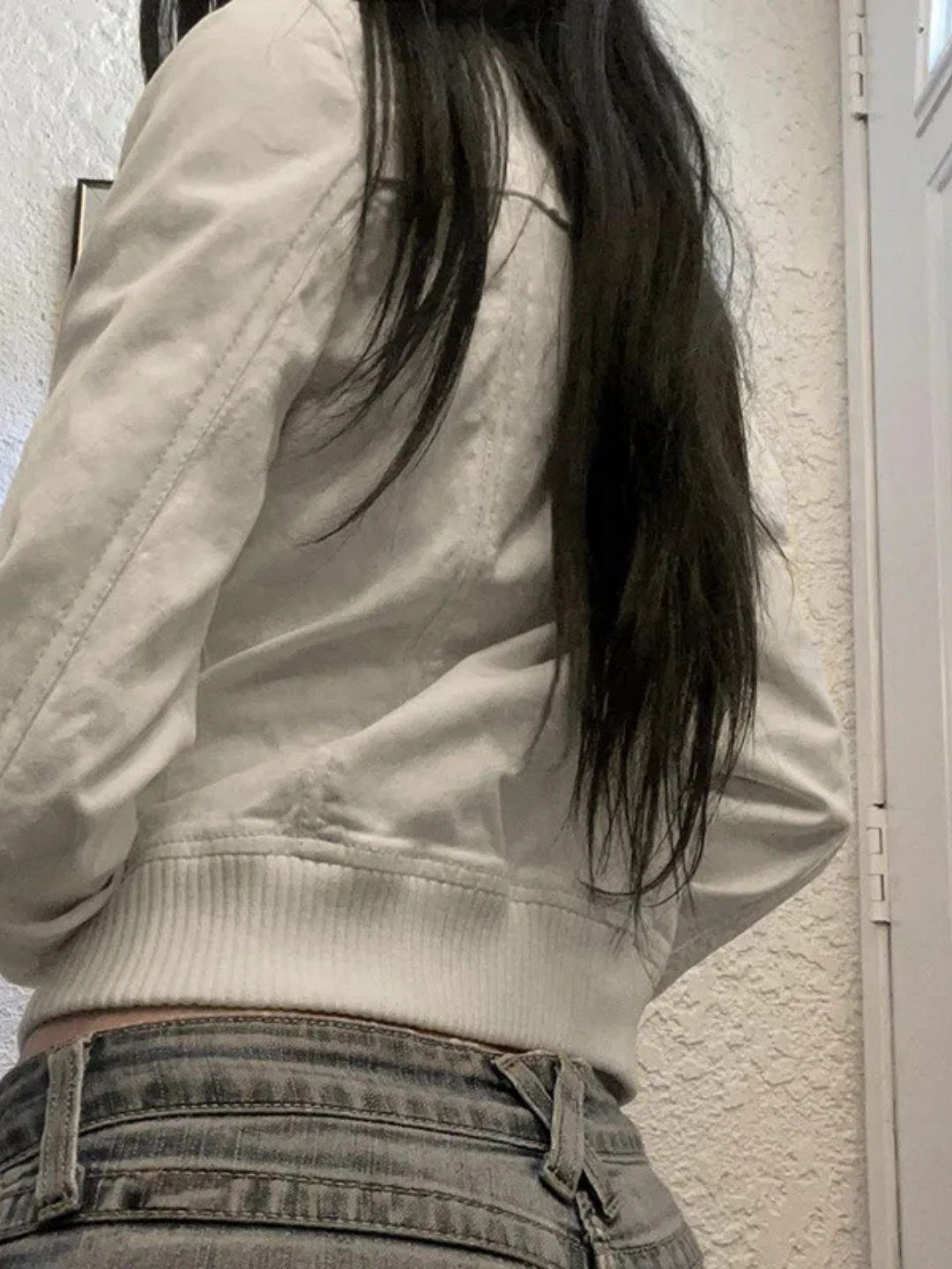FITTED ZIP MOTO JACKET