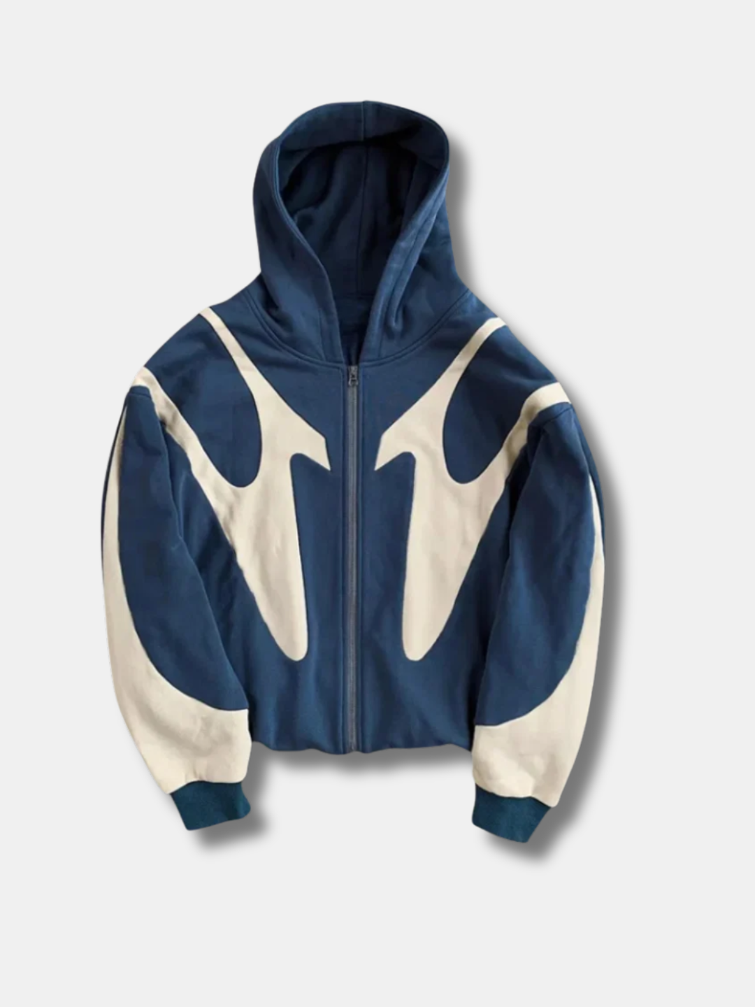 FLAME PANEL ZIP HOODIE
