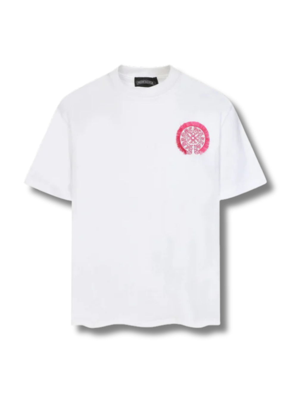 CHROME FRINGED HORSESHOE TEE