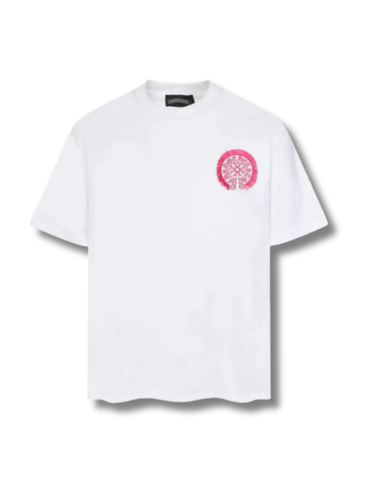 CHROME FRINGED HORSESHOE TEE