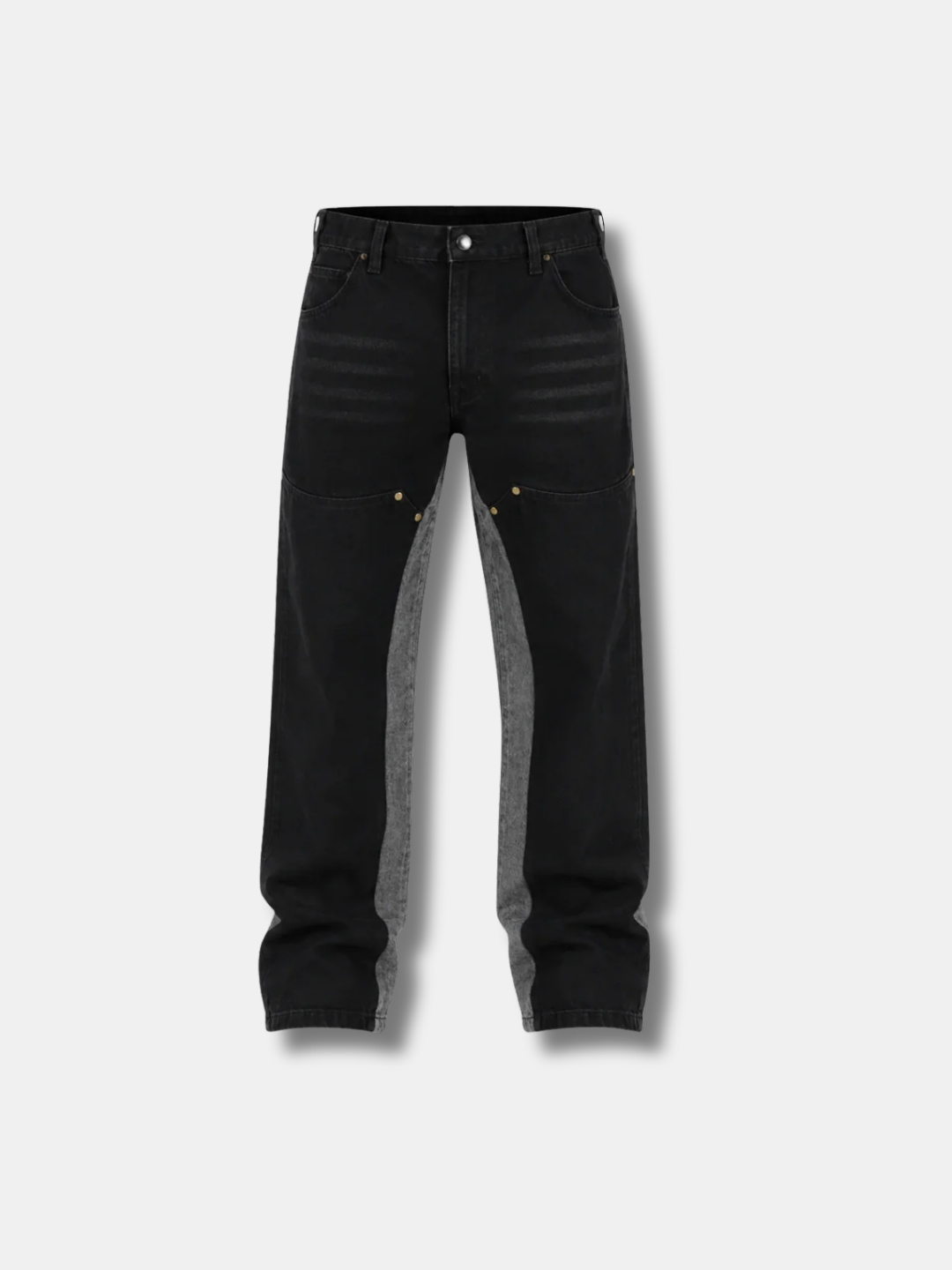 6THLANE STRIPE STACKED JEANS