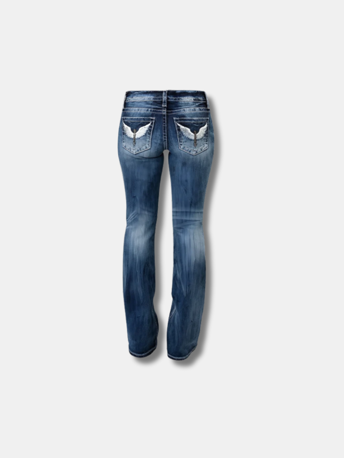 WINGED POCKET BOOTCUT JEANS