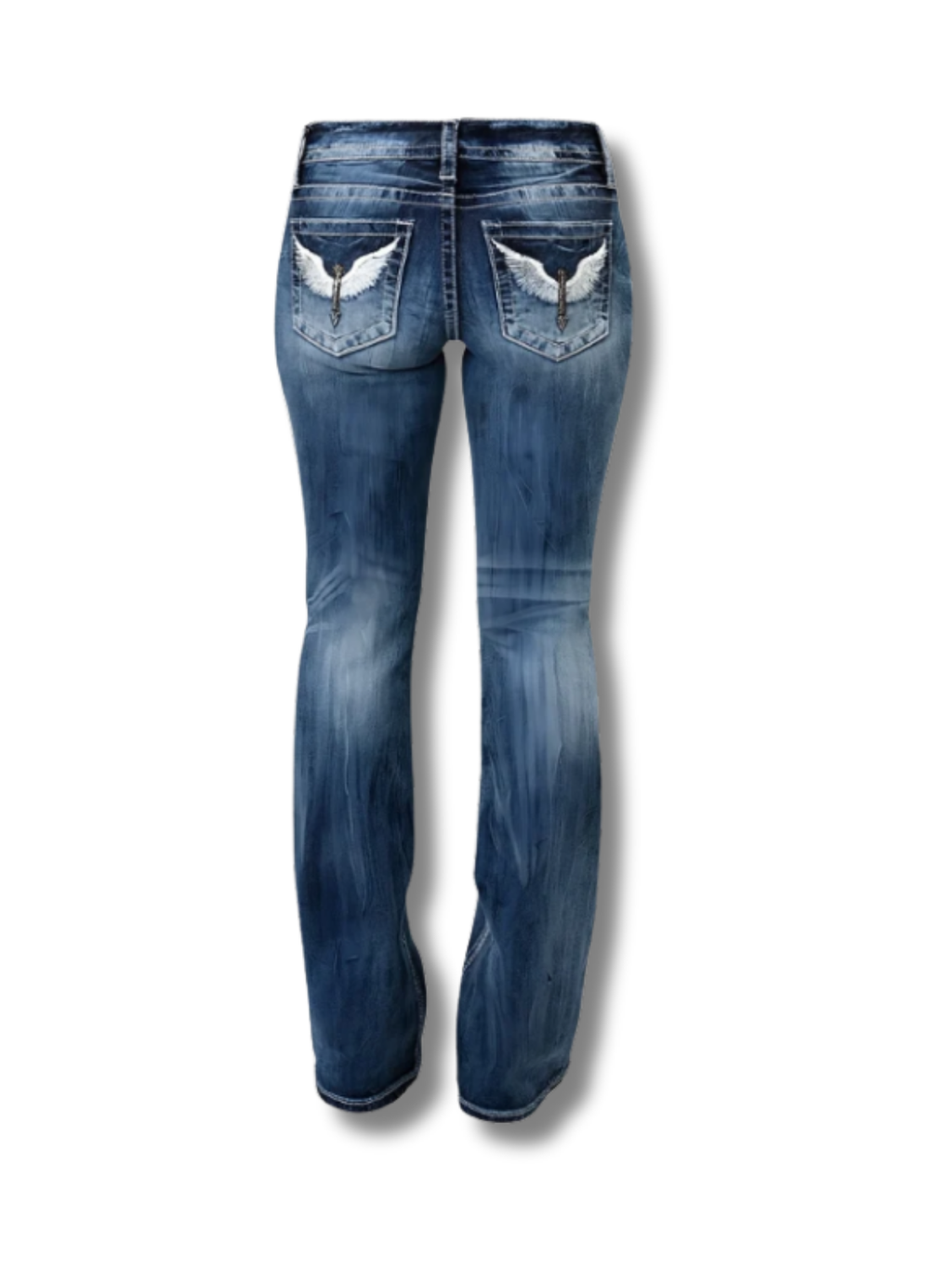 WINGED POCKET BOOTCUT JEANS