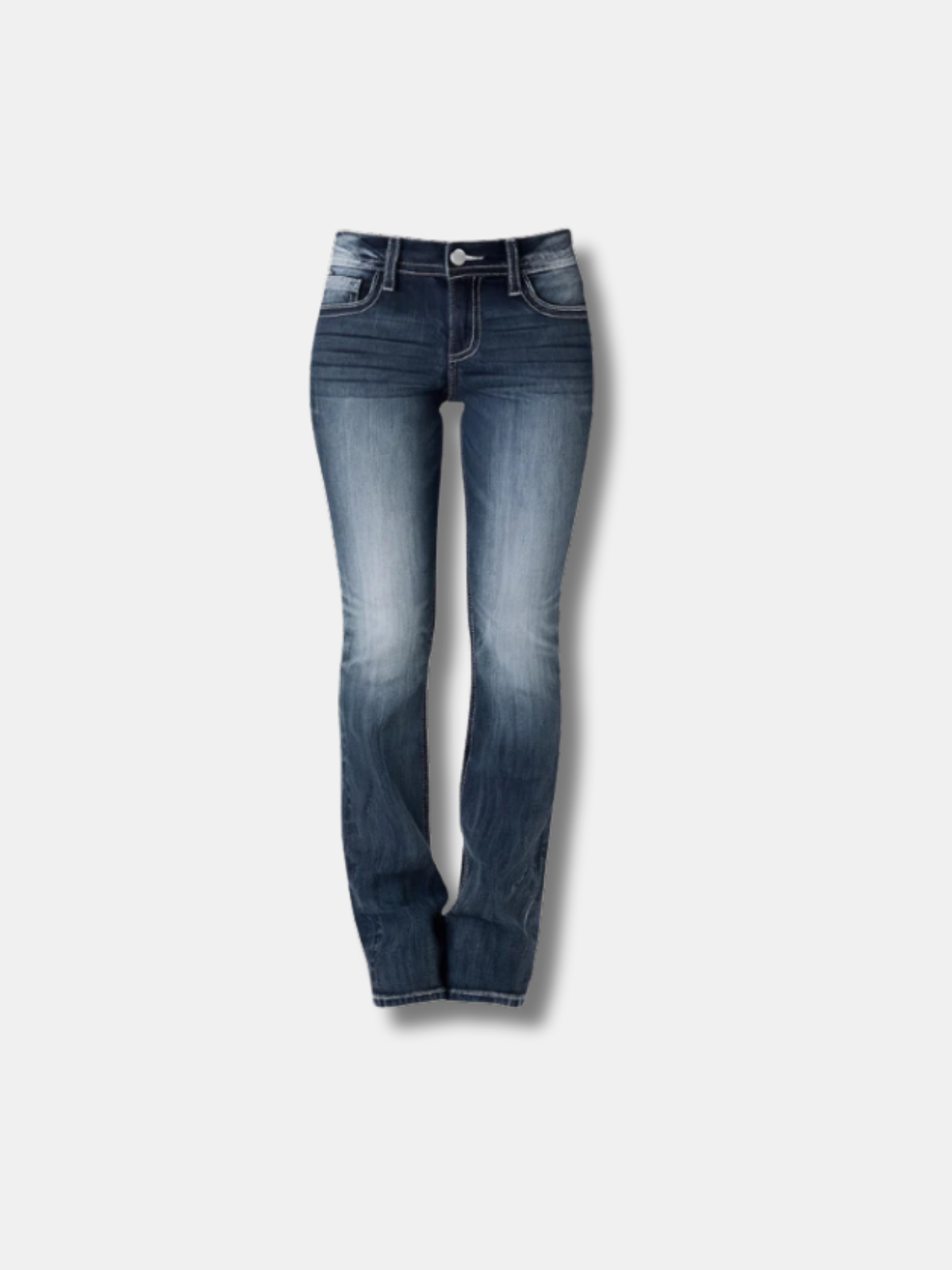 WINGED POCKET BOOTCUT JEANS