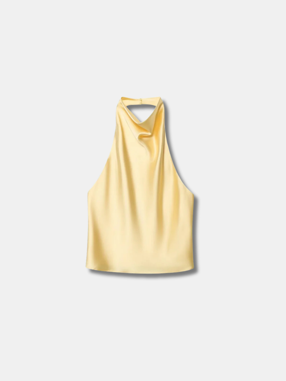 COWL NECK HALTER TOP