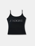 J'ADORE RHINESTONE CAMI