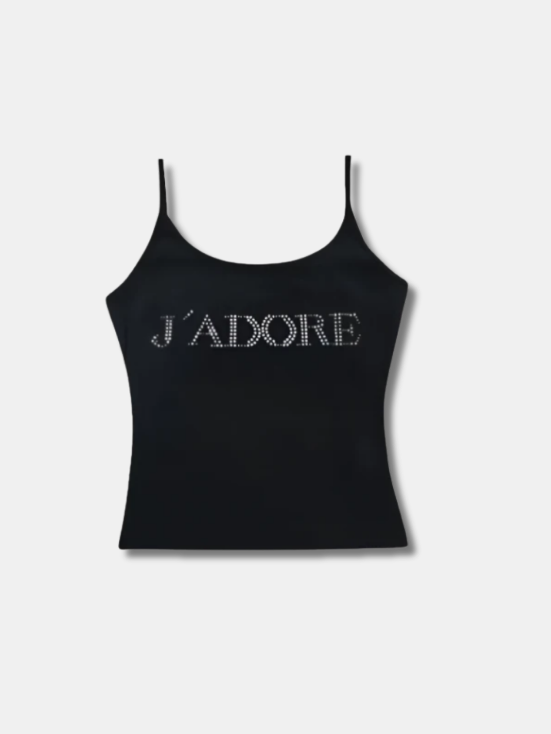 J'ADORE RHINESTONE CAMI