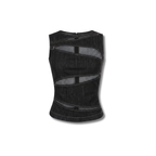 SPIRAL CUT-OUT DENIM TOP