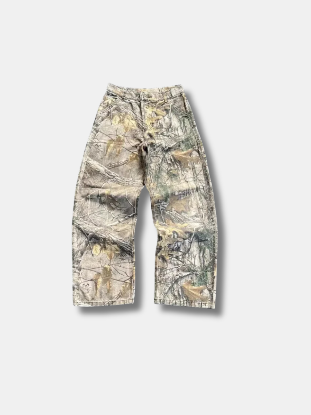 CAMO WIDE LEG PANTS