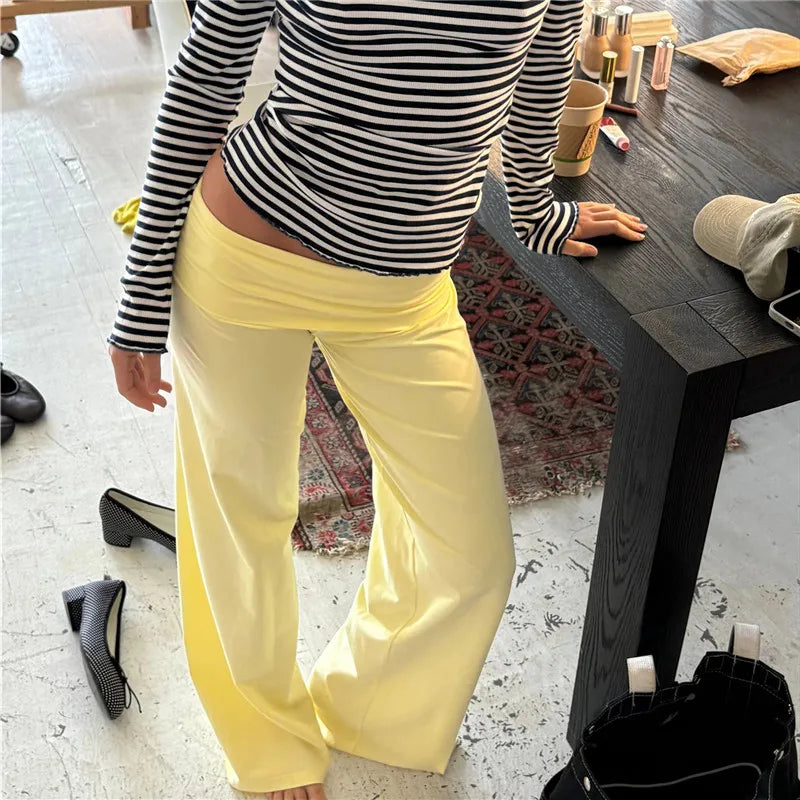 LOLA FOLD-OVER PANTS