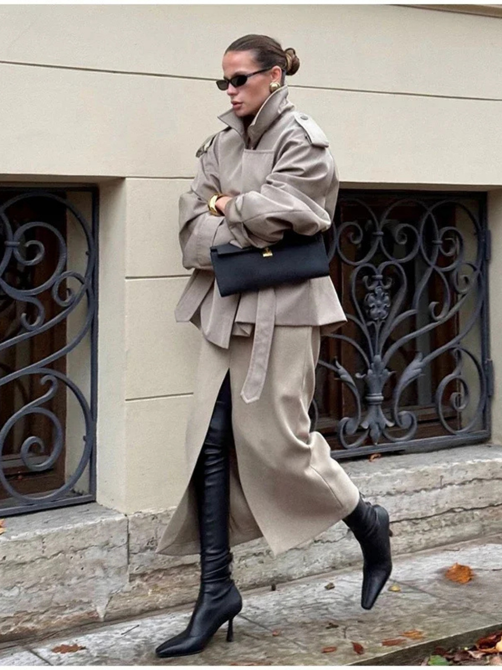 ELARA BELTED TRENCH JACKET