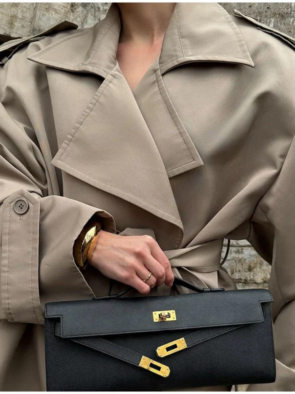ELARA BELTED TRENCH JACKET