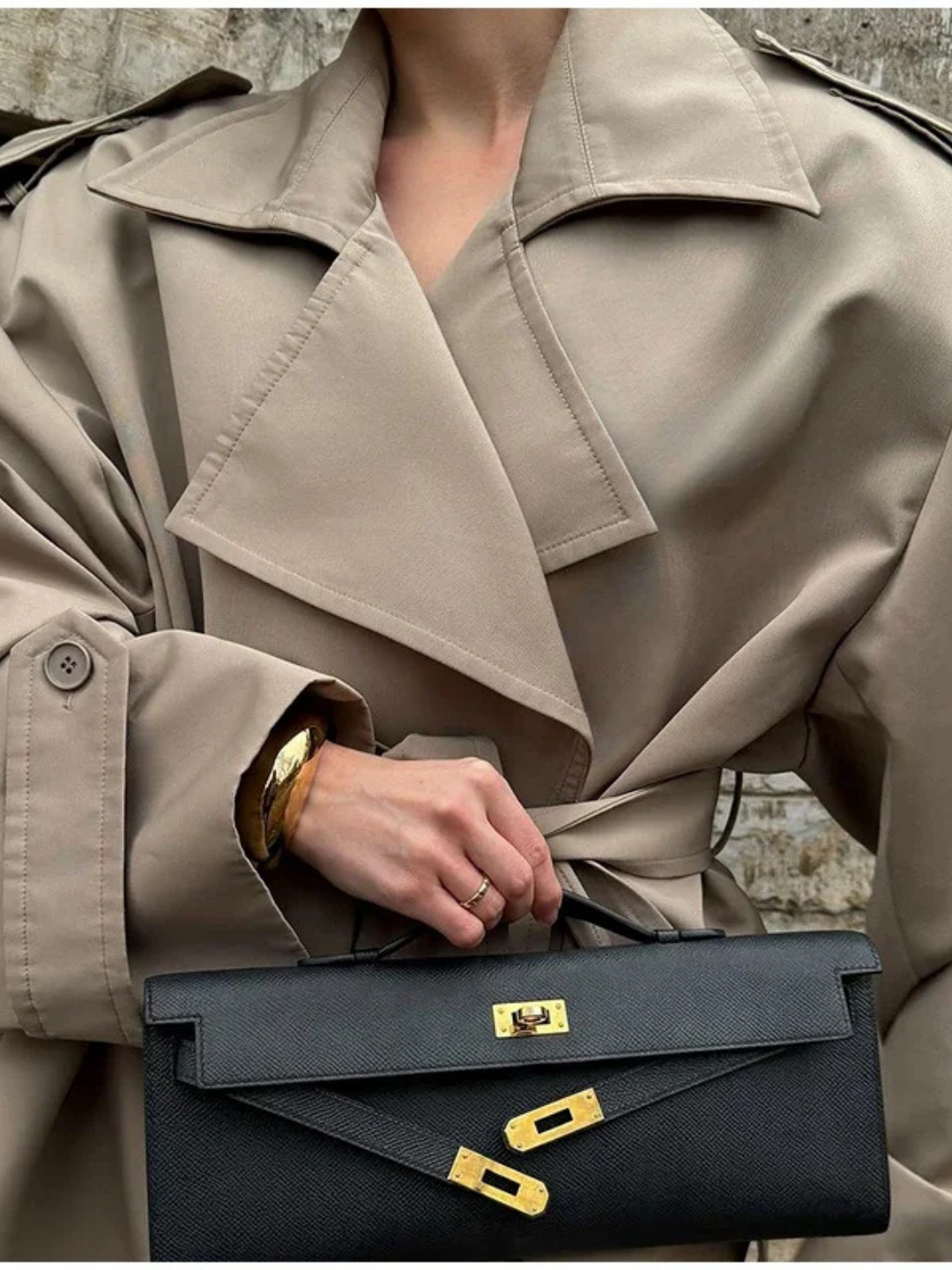 ELARA BELTED TRENCH JACKET