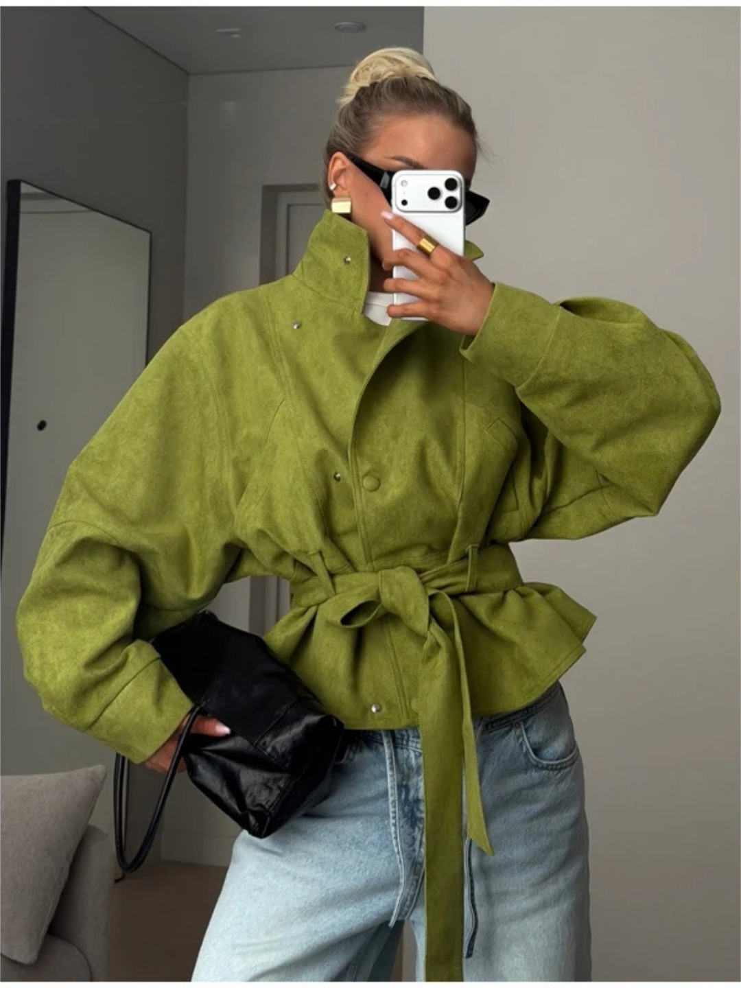 ELARA BELTED TRENCH JACKET