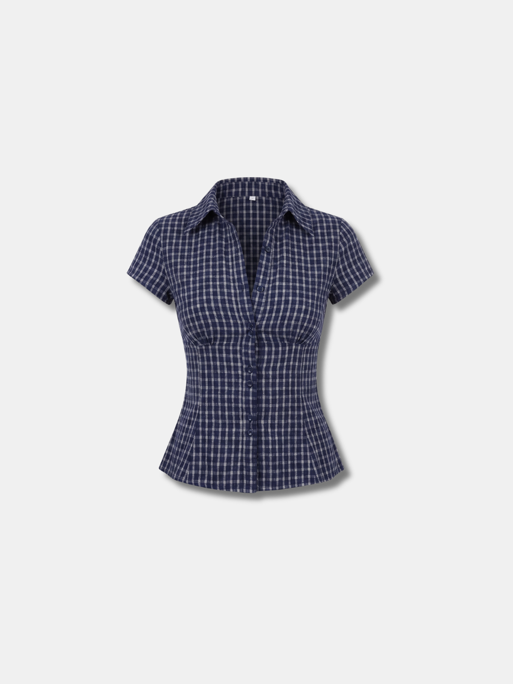 AMALIE FITTED CHECK SHIRT