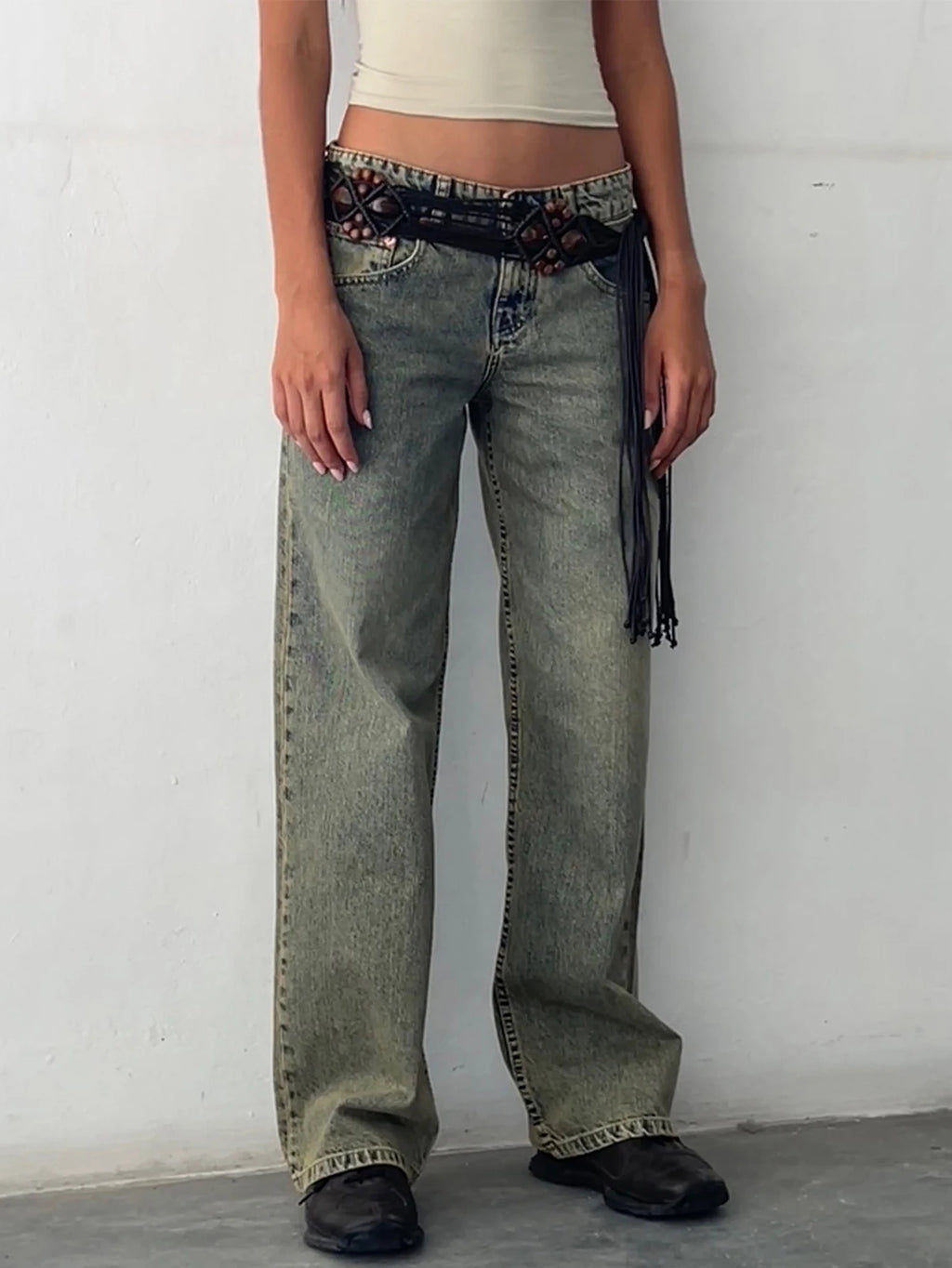6THLANE LOW RISE JEANS