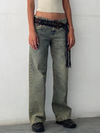 6THLANE LOW RISE JEANS