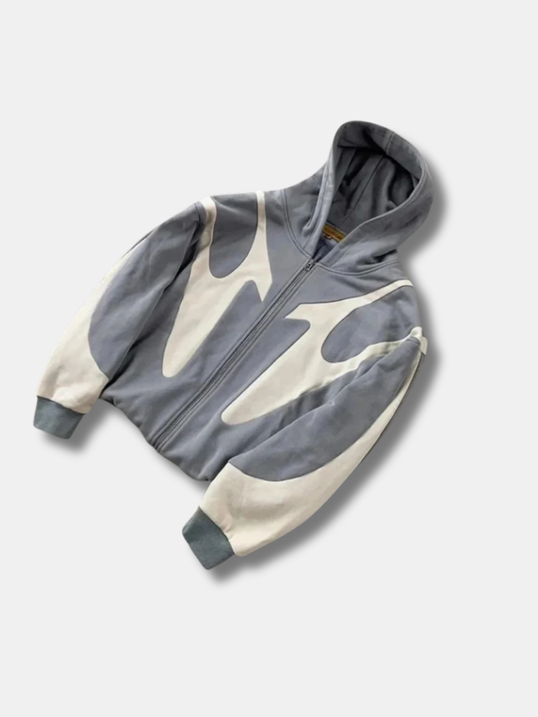 FLAME PANEL ZIP HOODIE