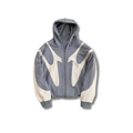 FLAME PANEL ZIP HOODIE