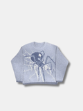 SPIDER WEB KNIT SWEATER