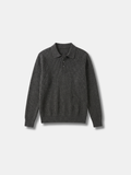 RIBBED KNIT POLO