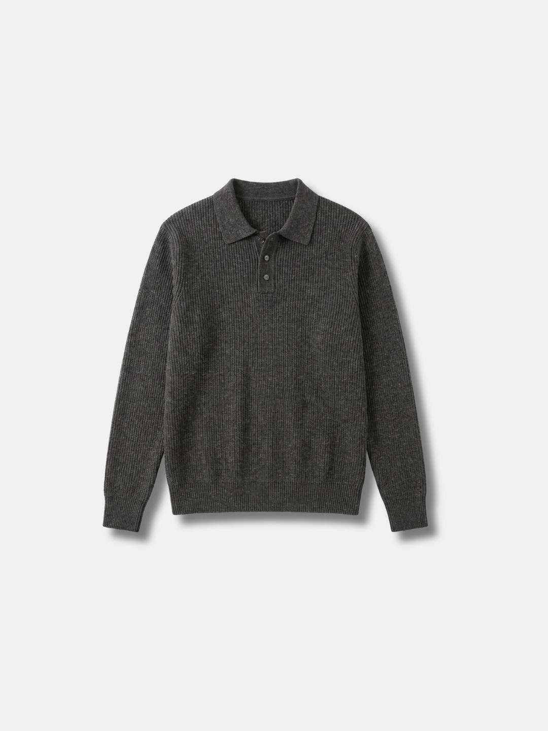 RIBBED KNIT POLO