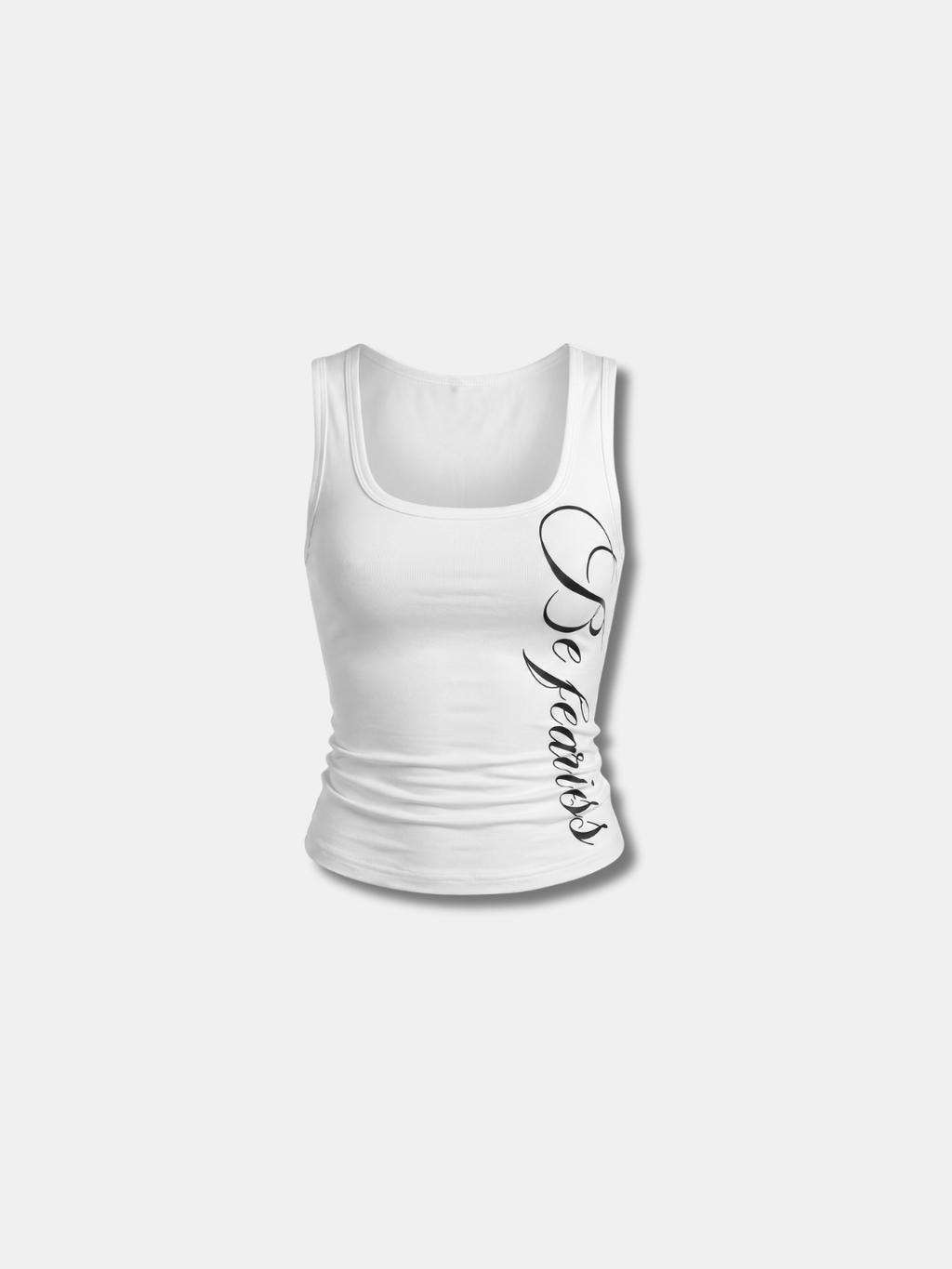 SCRIPT PRINT TANK TOP