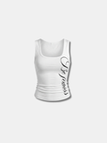 SCRIPT PRINT TANK TOP