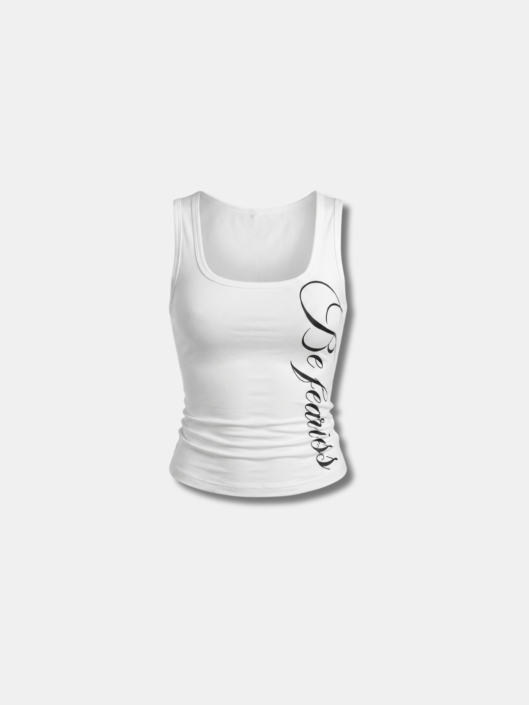 SCRIPT PRINT TANK TOP