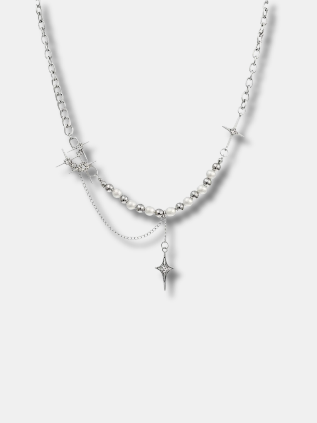 ORION LAYERED STAR NECKLACE