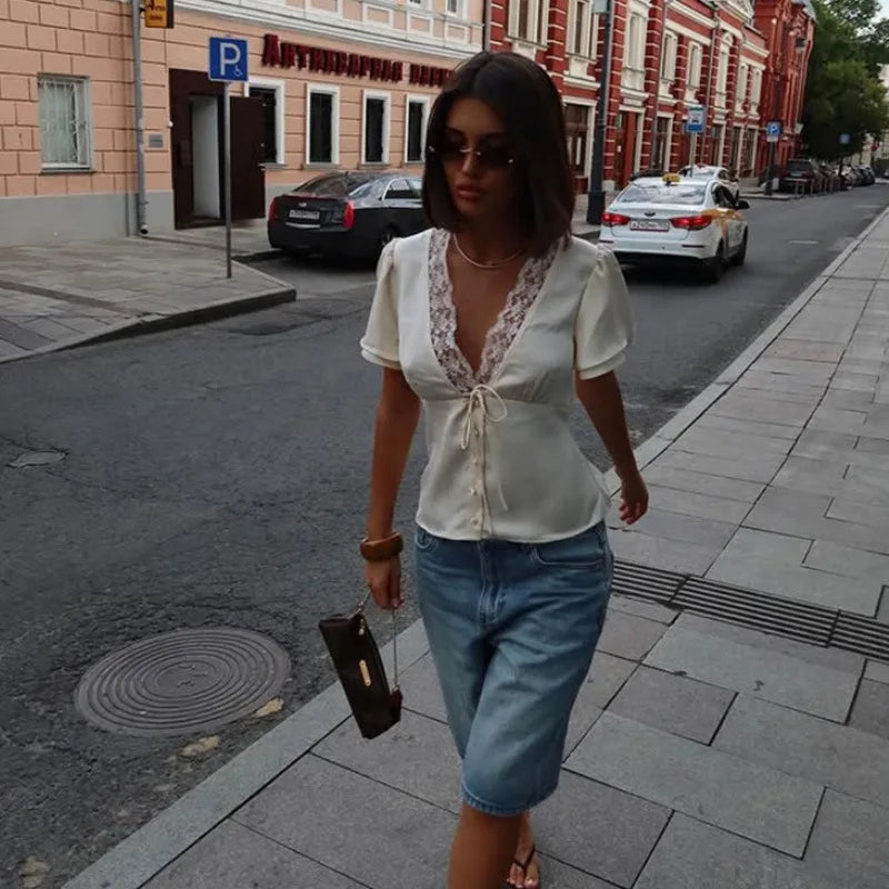 CELESTE LACE BLOUSE