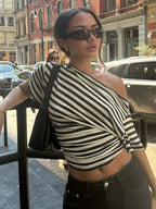 NAOMI STRIPE TOP
