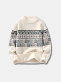 JACQUARD KNIT SWEATER