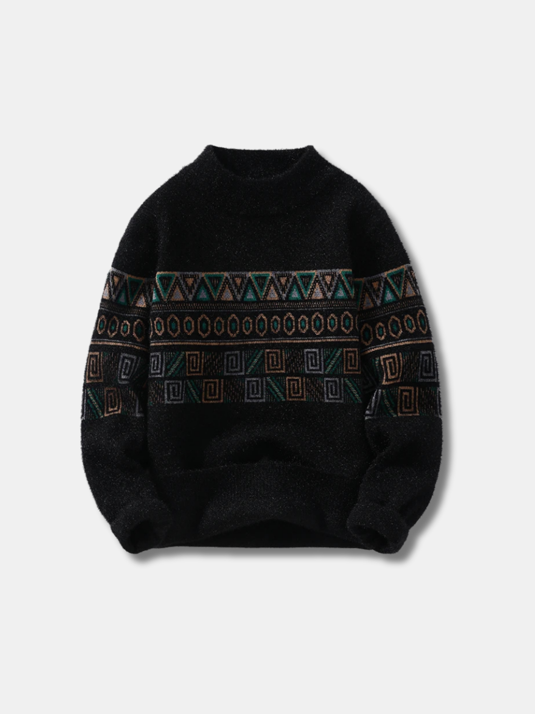 JACQUARD KNIT SWEATER