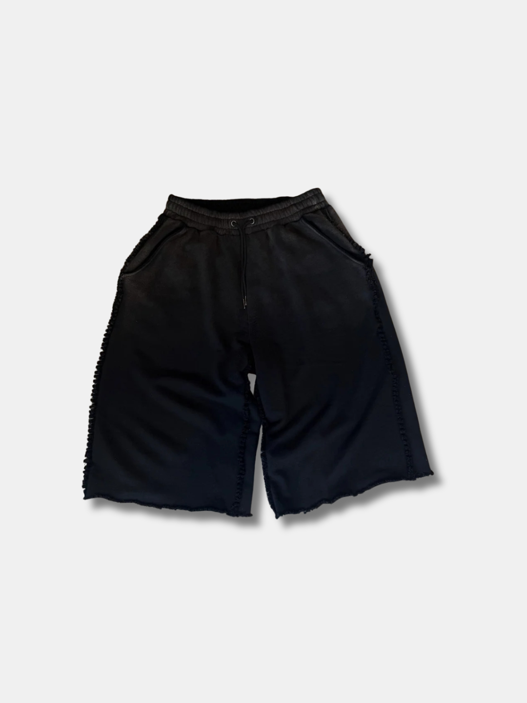 WASHED INSIDE-OUT JORTS
