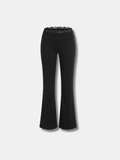 LACE WAISTBAND FLARE LEGGING