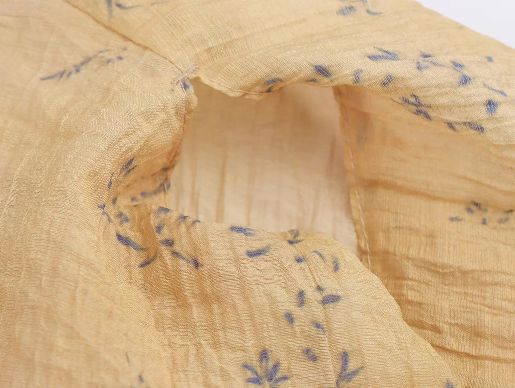 LUNA BOTANICAL BLOUSE