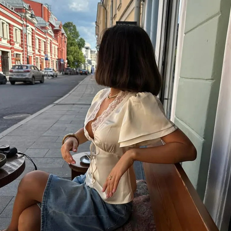 CELESTE LACE BLOUSE