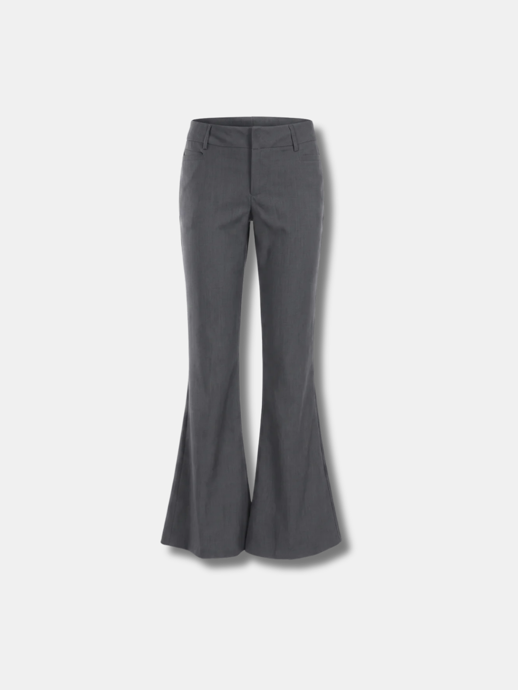 LOW RISE TAILORED FLARE PANTS