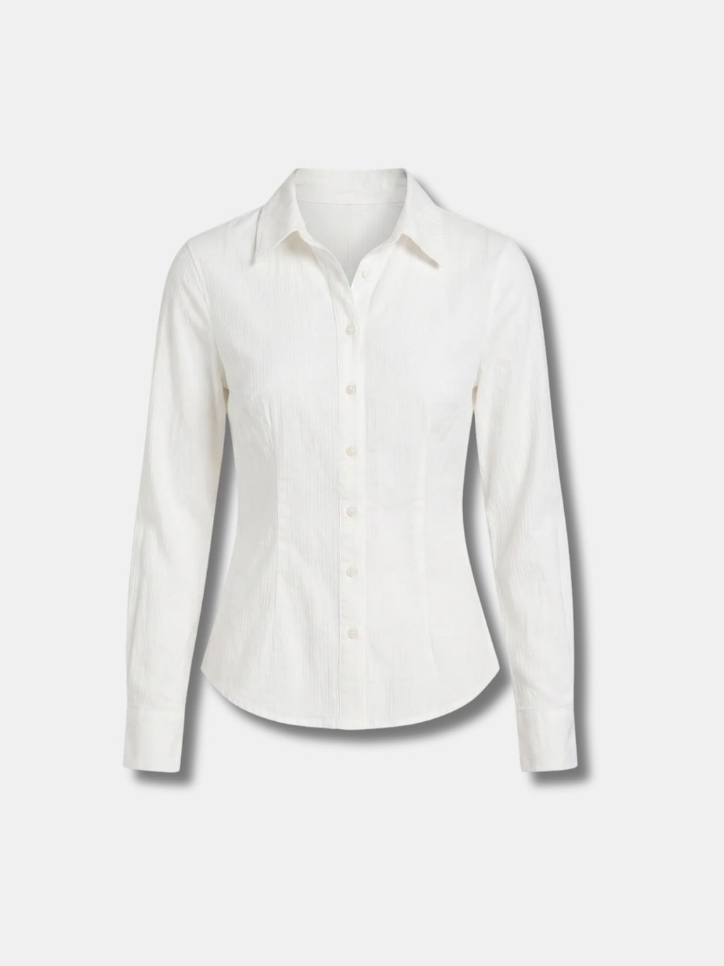 LANA FITTED BUTTON-UP SHIRT