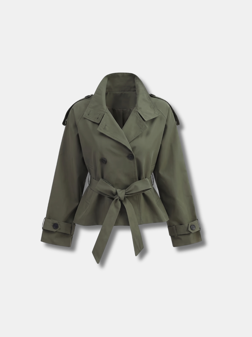 LANA CROPPED TRENCH JACKET