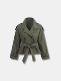 LANA CROPPED TRENCH JACKET