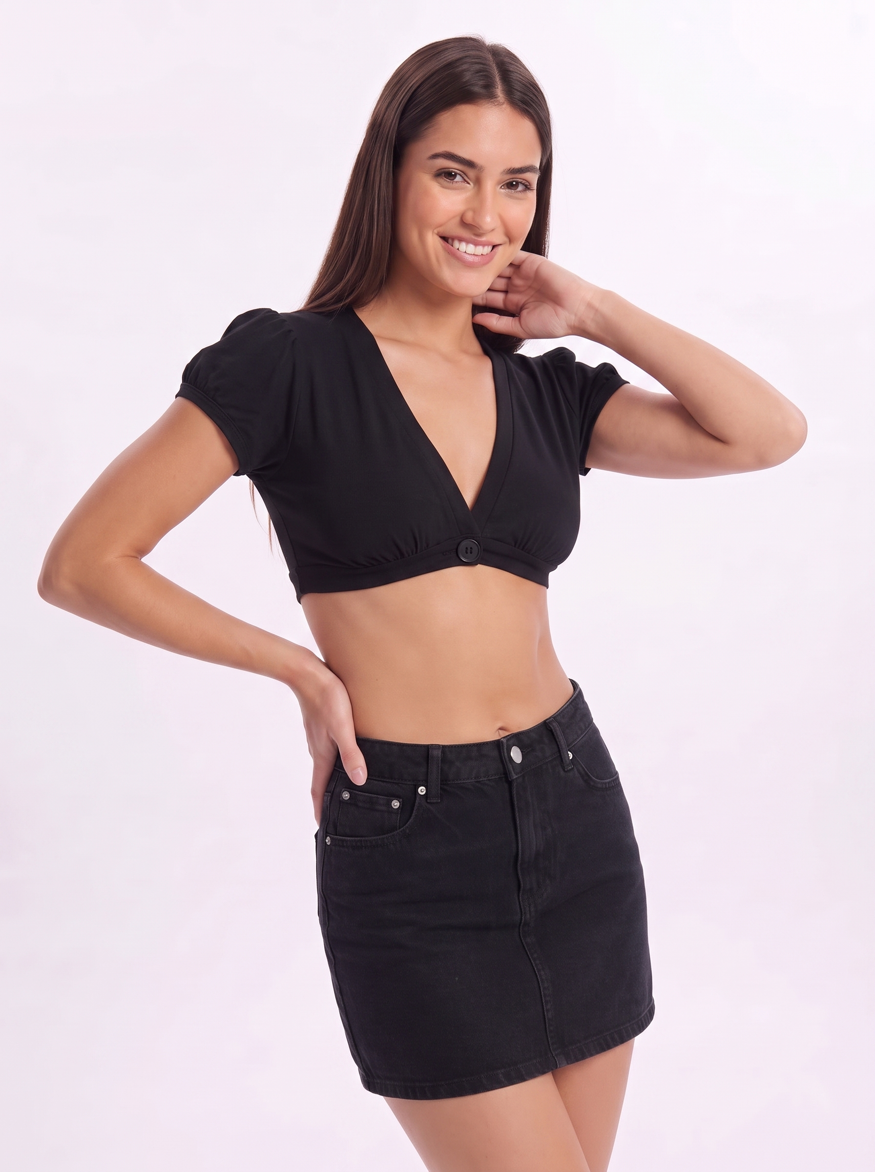 MAYA BUTTON CROP